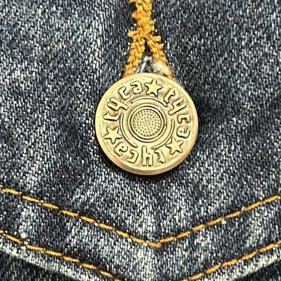 Disney Epcot Food Wine Festival 2008 Embossed Tyca Denim Made in USA Jacket - L - Picture 7 of 7